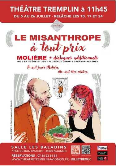 Le Misanthrope à tout prix à la salle Baladins au théâtre Tremplin 11h45