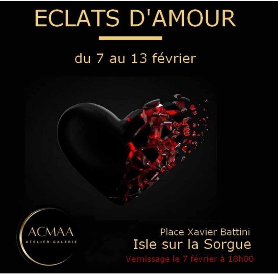 « Eclats d’amour » exposition de la galerie ACMAA