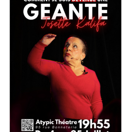 Comment je suis devenue une géante - Atypik Théâtre du 3 au 25 juillet à 19h55