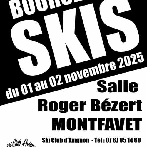 La bourse aux skis d'Avignon du 31/10 au 2/11 2025