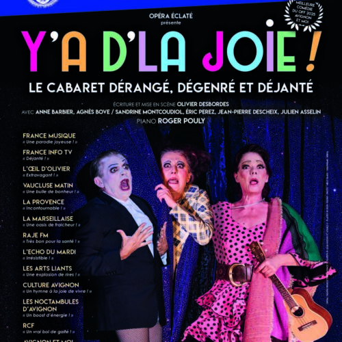 Y'a de la joie ! Tout les jour a 18H10 au Théâtre de la nouvelle étincelle
