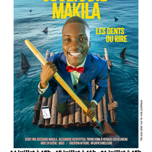 Jocerand Makila (humoriste) seul en scéne "les dents du rire "à L'incongru à 18h