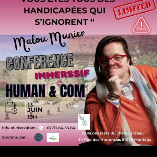 Malou Munier conférence human and com 13 juin monteux