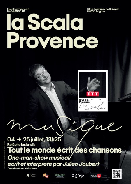 TOUT LE MONDE ECRIT DES CHANSONS à La Scala Provence