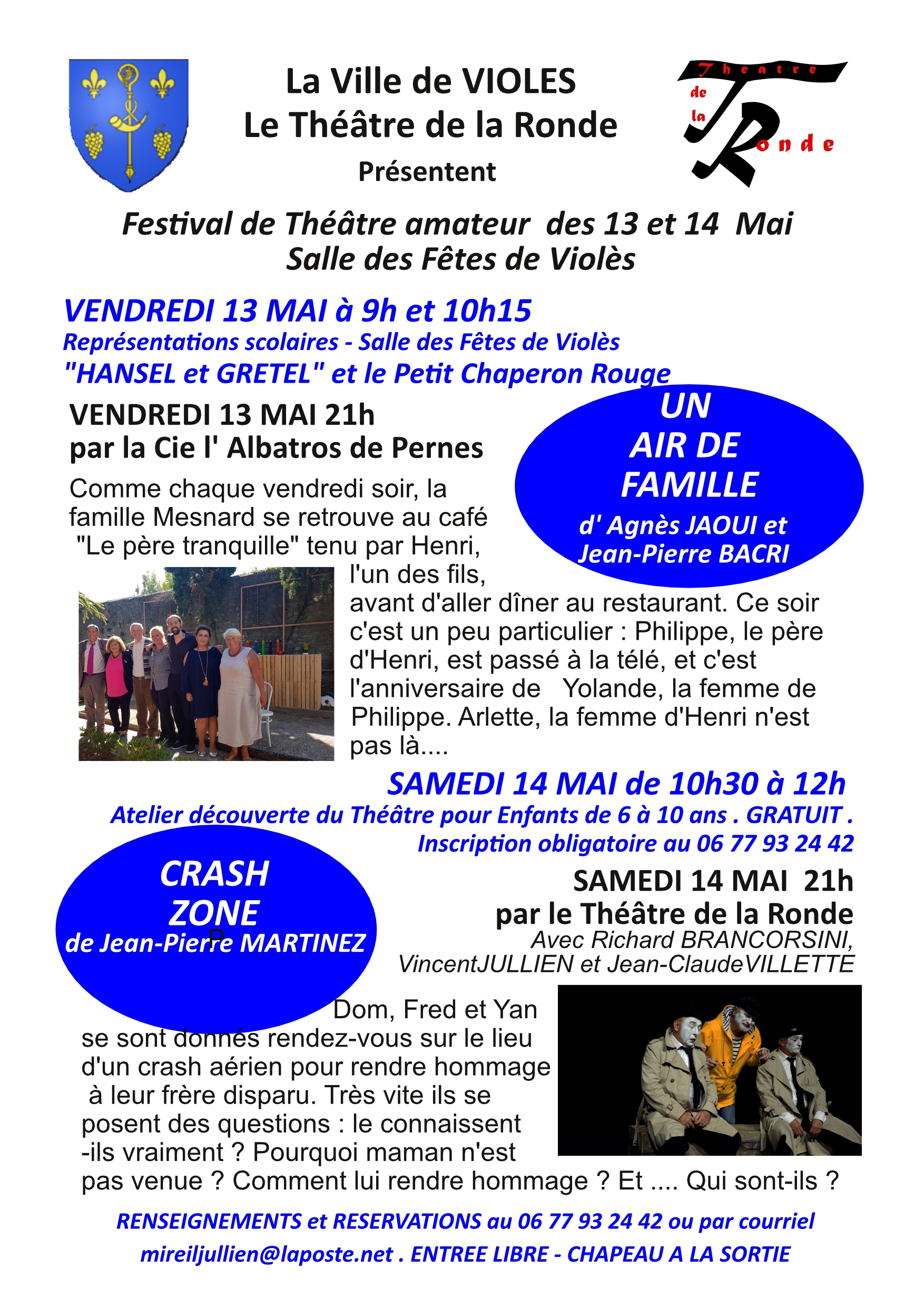 Festival théâtre amateur à Violès